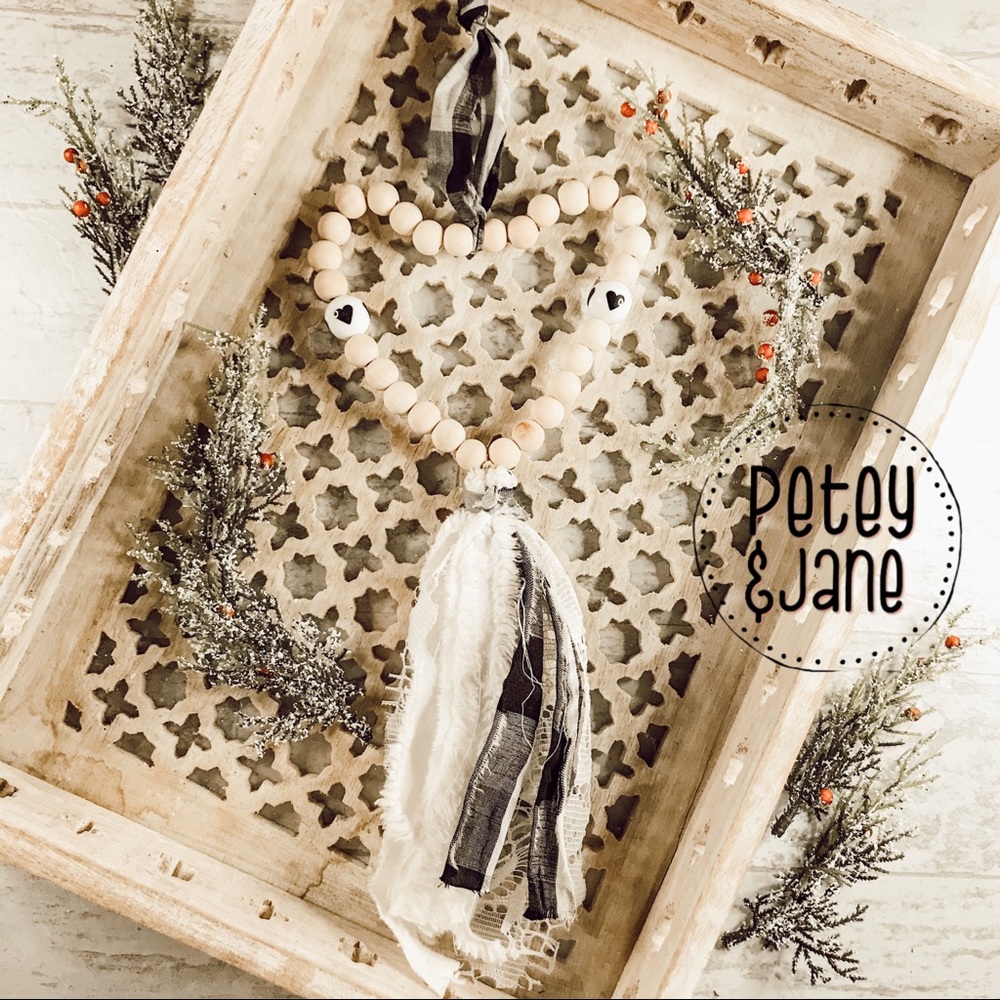 { P E T E Y & J A N E } Handcrafted Beaded Heart